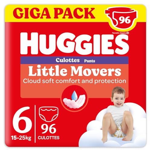 Huggies Ultra Comfort Blöja, Storlek 6 (15-25 kg), Förpackning om 96 blöjor *STORPACK*