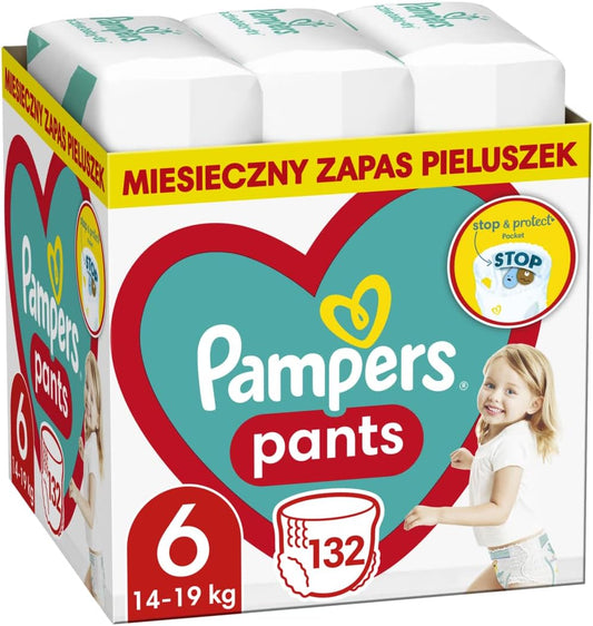 Pampers byxor pojke/flicka storlek 6 | 132 st *STORPACK*
