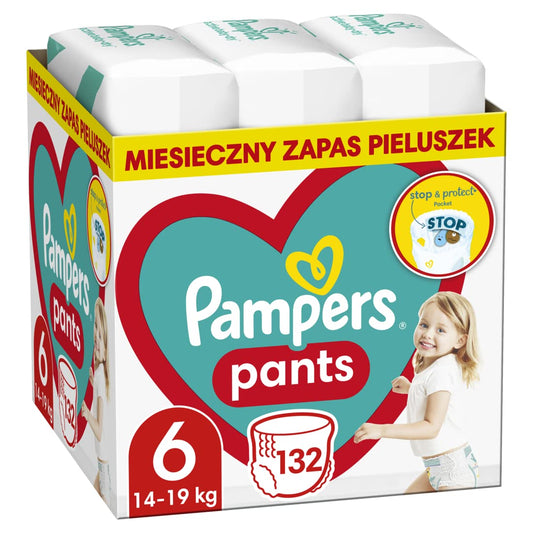 Pampers byxor pojke/flicka storlek 6 | 132 st *STORPACK*