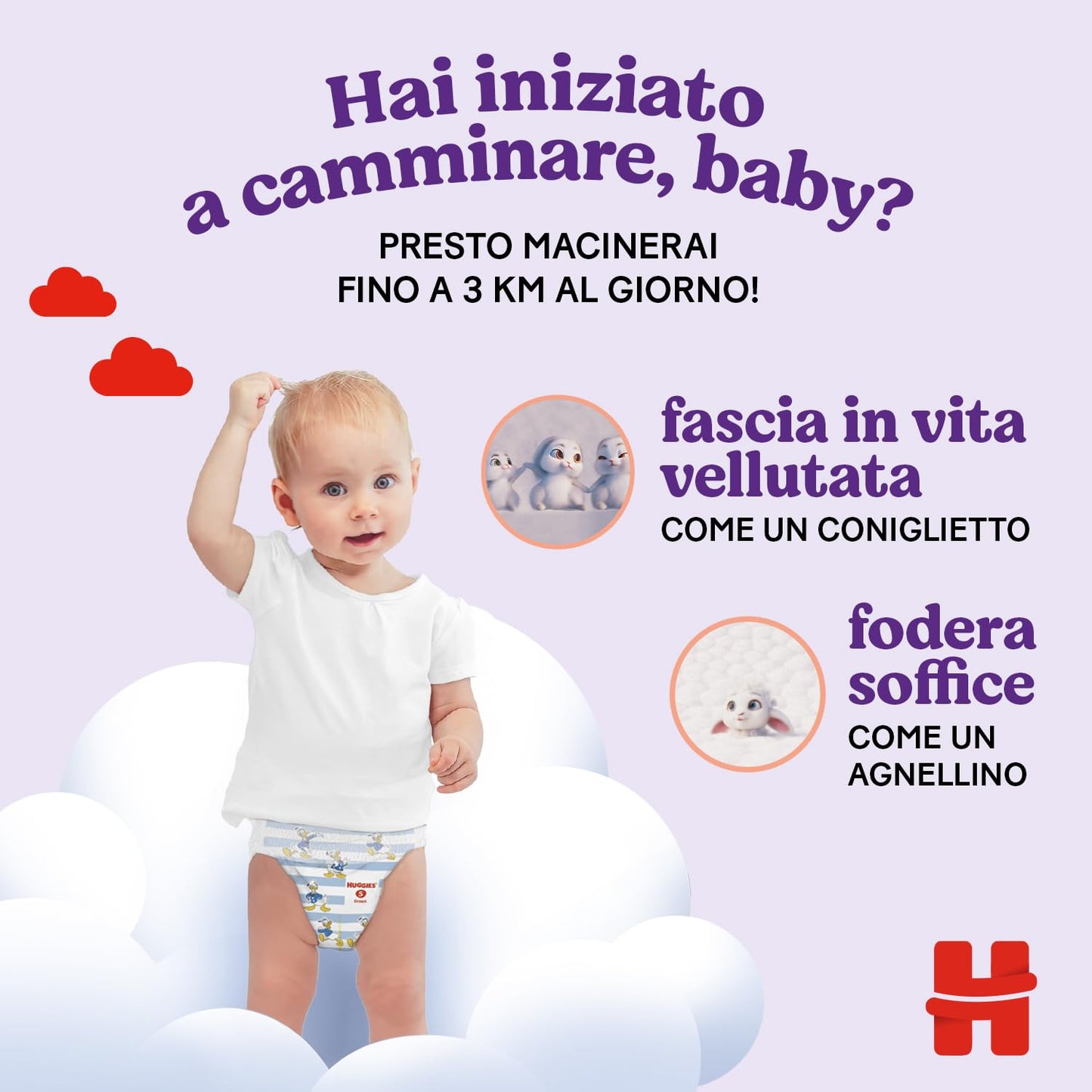 Huggies Ultra Comfort Blöja Trosor, Storlek 6 (15-25 kg), Förpackning om 52 blöjor