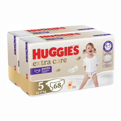 Huggies Extra Care Pants med Disney-design, storlek 5, 68 blöjor (2 x 34) *STORPACK*