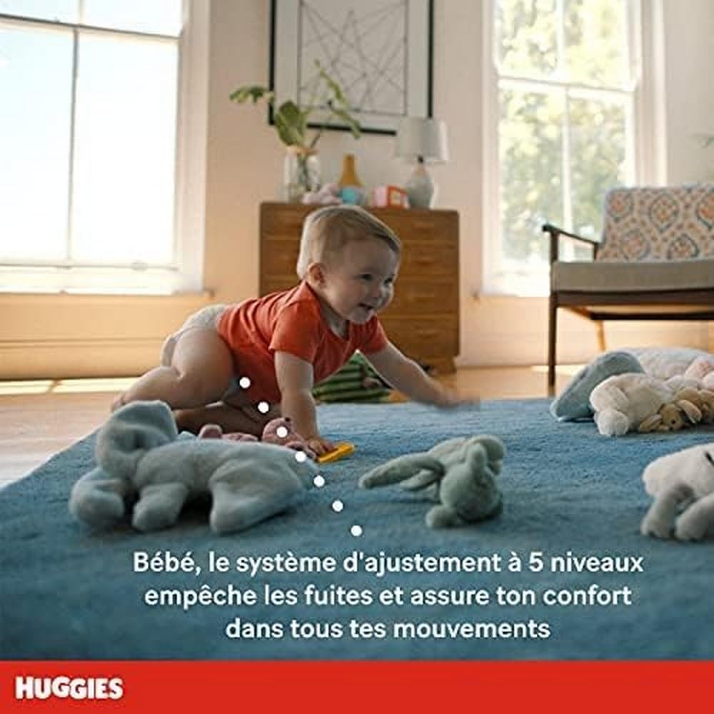 HUGGIES Blöjor, Flerfärgade, Storlek 4, 7 till 18 kg, 150 st *STORPACK*