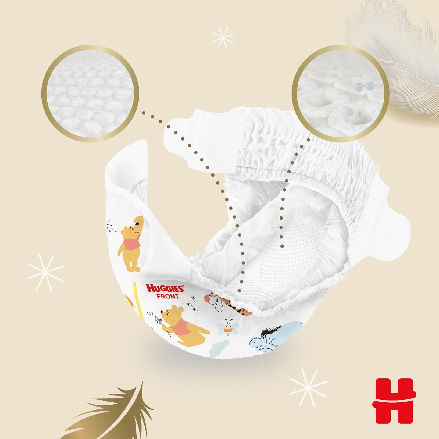 Huggies Extra Careblöjor med Disney-design storlek 4, (2 x 60), 120 st *STORPACK*