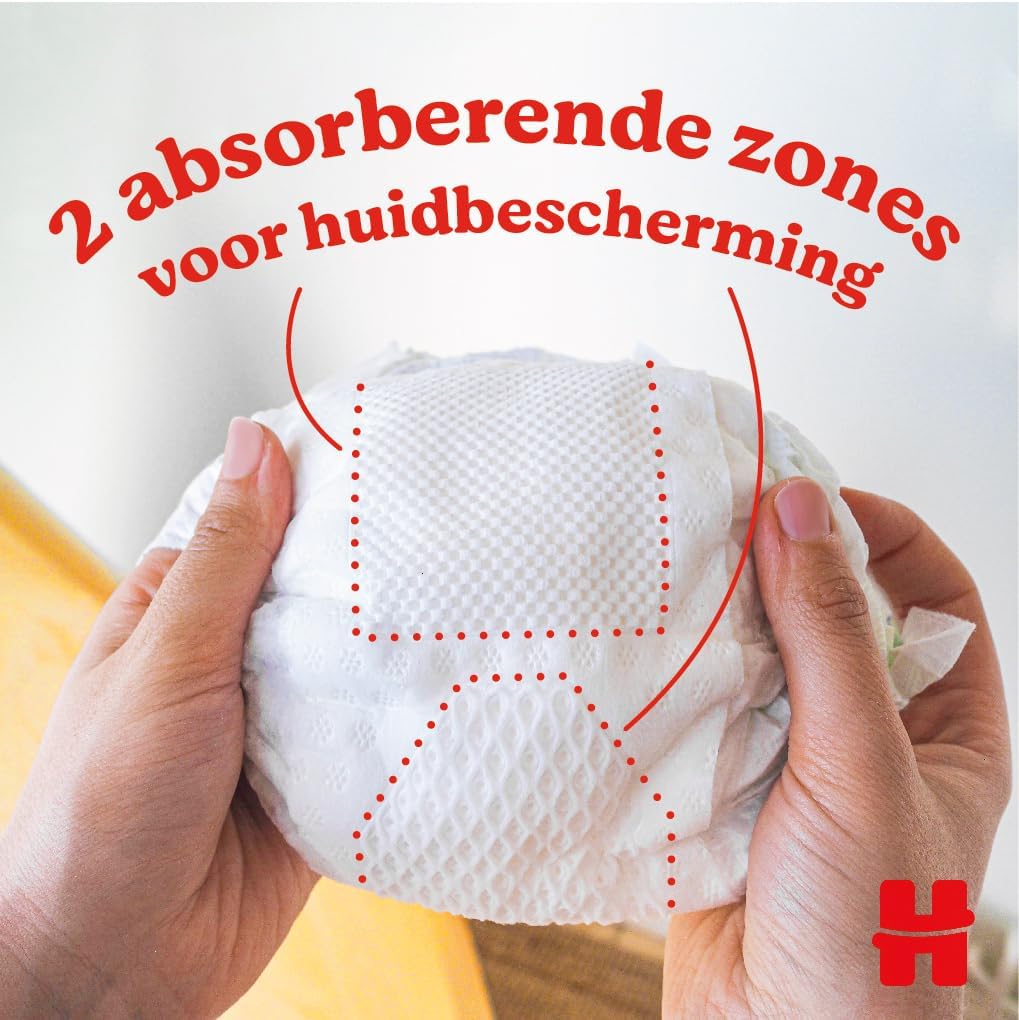 Huggies Extra Care Babyblöja med Disney Storlek 4 (8-14 kg), 2 förpackningar x 38 blöjor, Totalt 76 blöjor