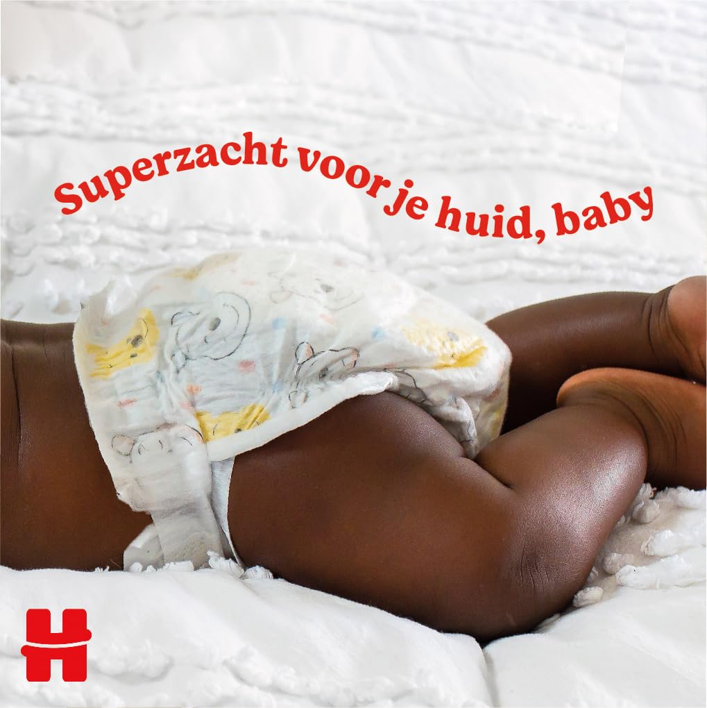 Huggies Extra Care Babyblöja med Disney Storlek 4 (8-14 kg), 2 förpackningar x 38 blöjor, Totalt 76 blöjor