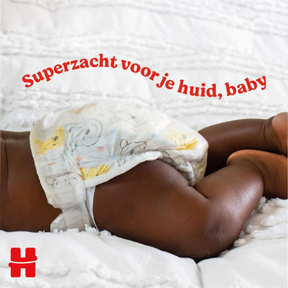 Huggies Extra Care Babyblöja med Disney Storlek 4 (8-14 kg), 2 förpackningar x 38 blöjor, Totalt 76 blöjor
