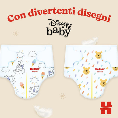 Huggies Extra Care Blöjor, storlek 4 (7-18kg), 66-pack blöjor (33x2)