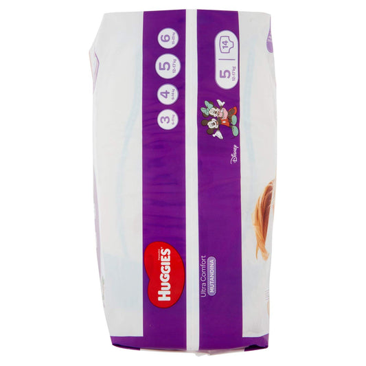 Huggies PANNOLINI Mutandina engångsblöjor, barn/flickor, blöja, 12 kg, 17 kg, flera färger, 14 stycken (S))