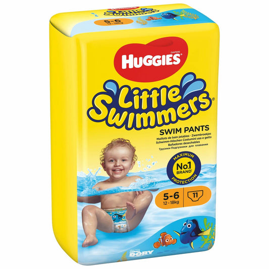 Huggies Little Swimmers simblöja, stor 5/6, 1-pack (1 x 11 blöja)