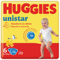 Huggies Unistar Blöjor, Storlek 6 (15-30 kg), Förpackning om 72 blöjor