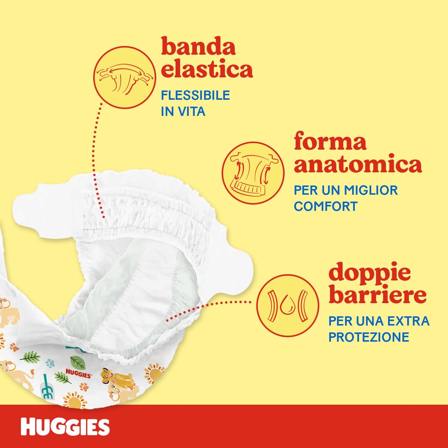 Huggies Unistar Blöjor, Storlek 6 (15-30 kg), Förpackning om 72 blöjor