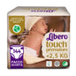 Libero Touch baby blöjor, 6 förpackningar x 24 stycken <2,5 kg