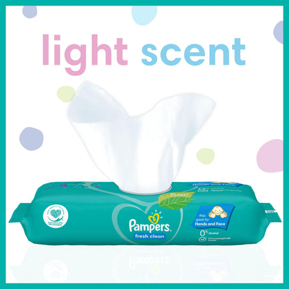 Pampers - Fresh Clean Våtservetter | Lätt parfymerade | 1200 st *STORPACK*