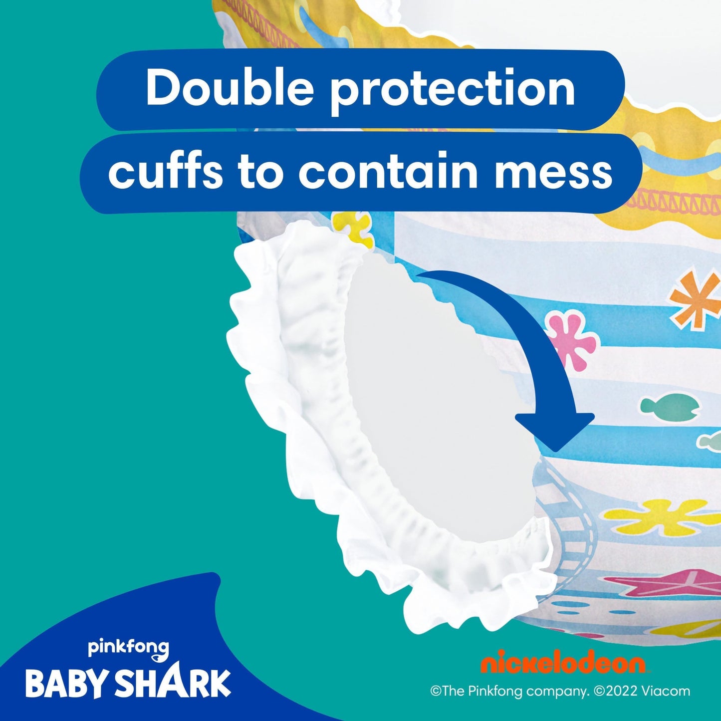 Pampers Splashers storlek 5-6, 10 engångsbadblöjor, för ett säkert skydd i vattnet