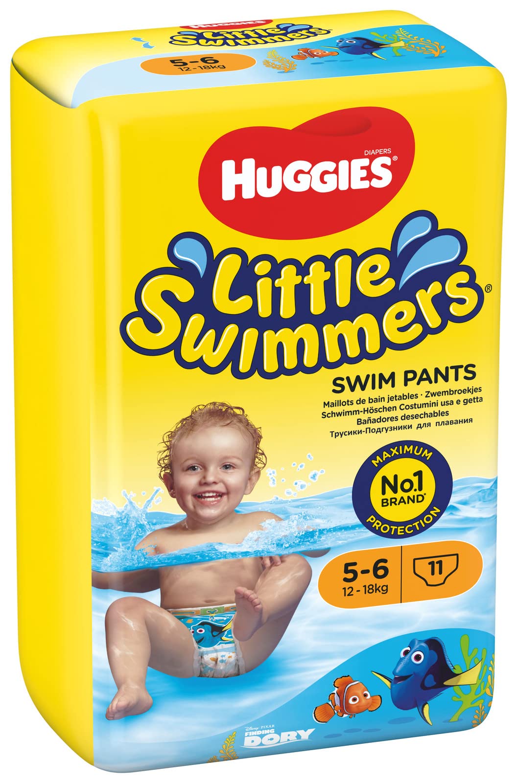 Huggies Little Swimmers simblöja, stor 5/6, 1-pack (1 x 11 blöja)