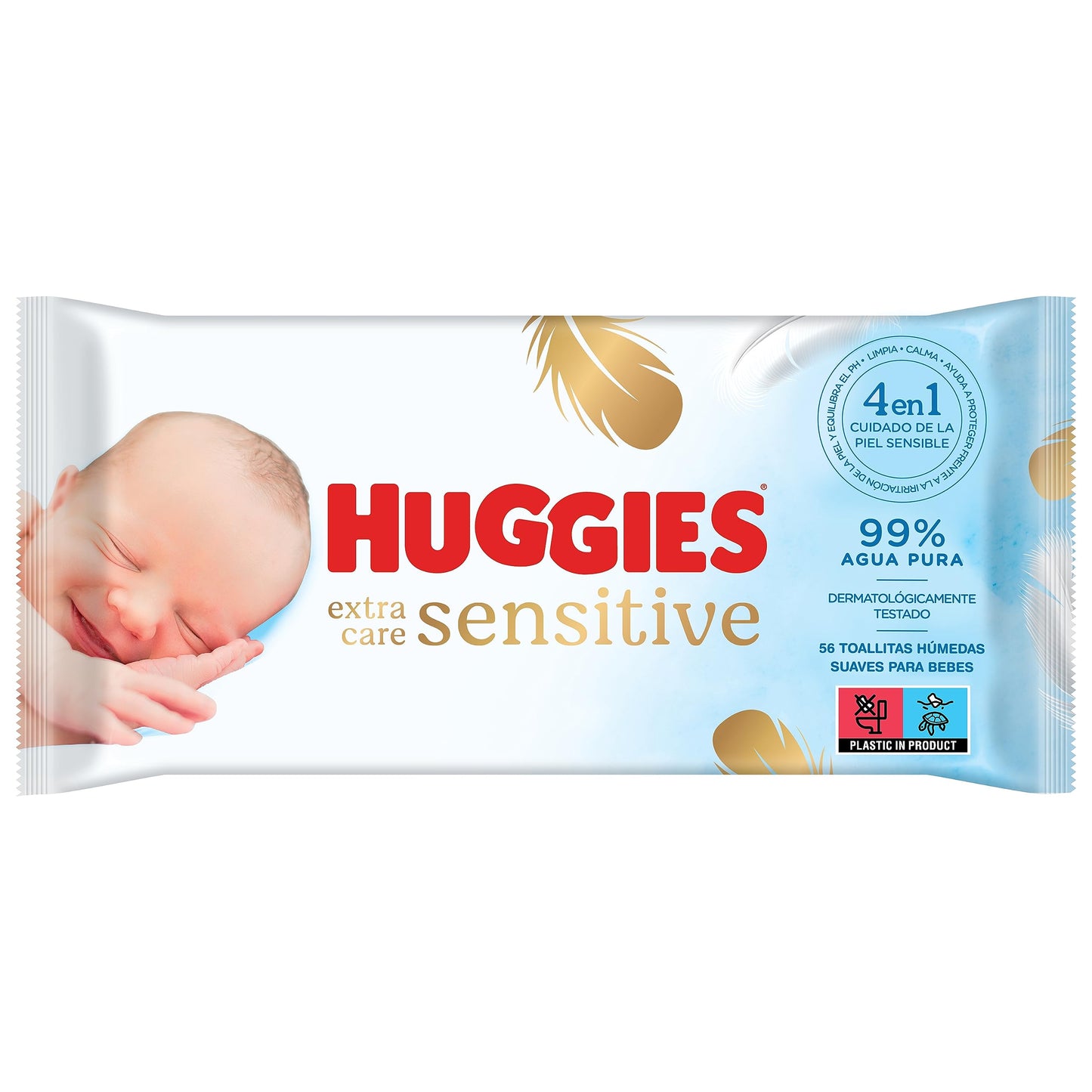 Huggies Pure Extra Care Våtservetter för barn, 3x56, 168 st