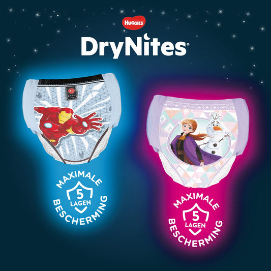 DryNites Blöjor, 4–7 år, Paket med 64