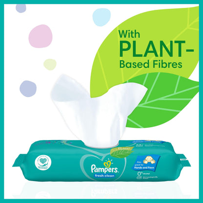 Pampers - Fresh Clean Våtservetter | Lätt parfymerade | 1200 st *STORPACK*