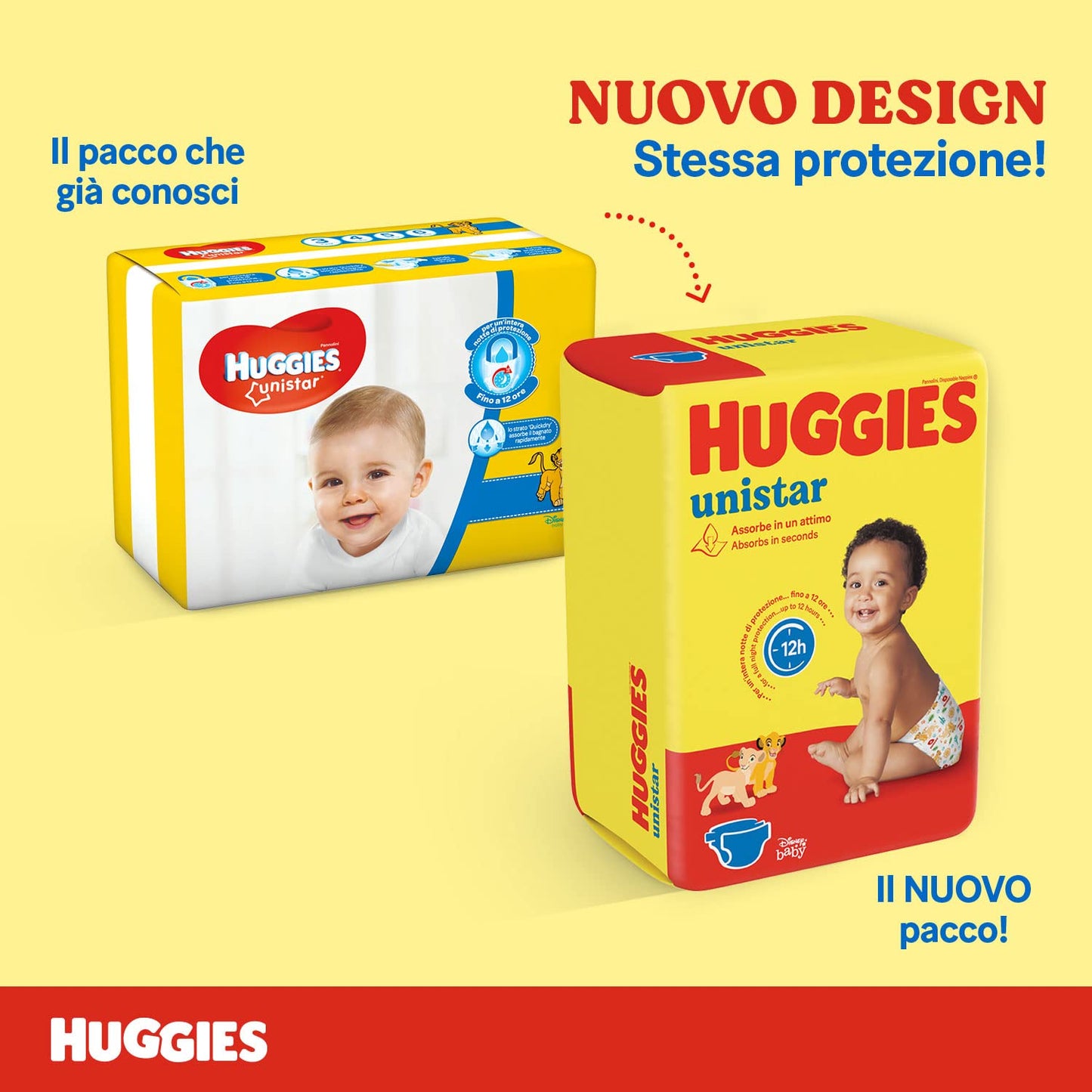 Huggies Unistar Blöjor, Storlek 6 (15-30 kg), Förpackning om 72 blöjor