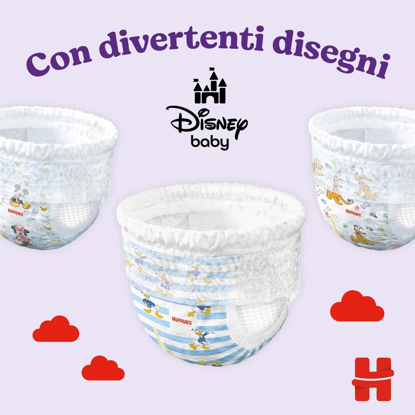 Huggies Ultra Comfort Blöja Trosor, Storlek 6 (15-25 kg), Förpackning om 52 blöjor