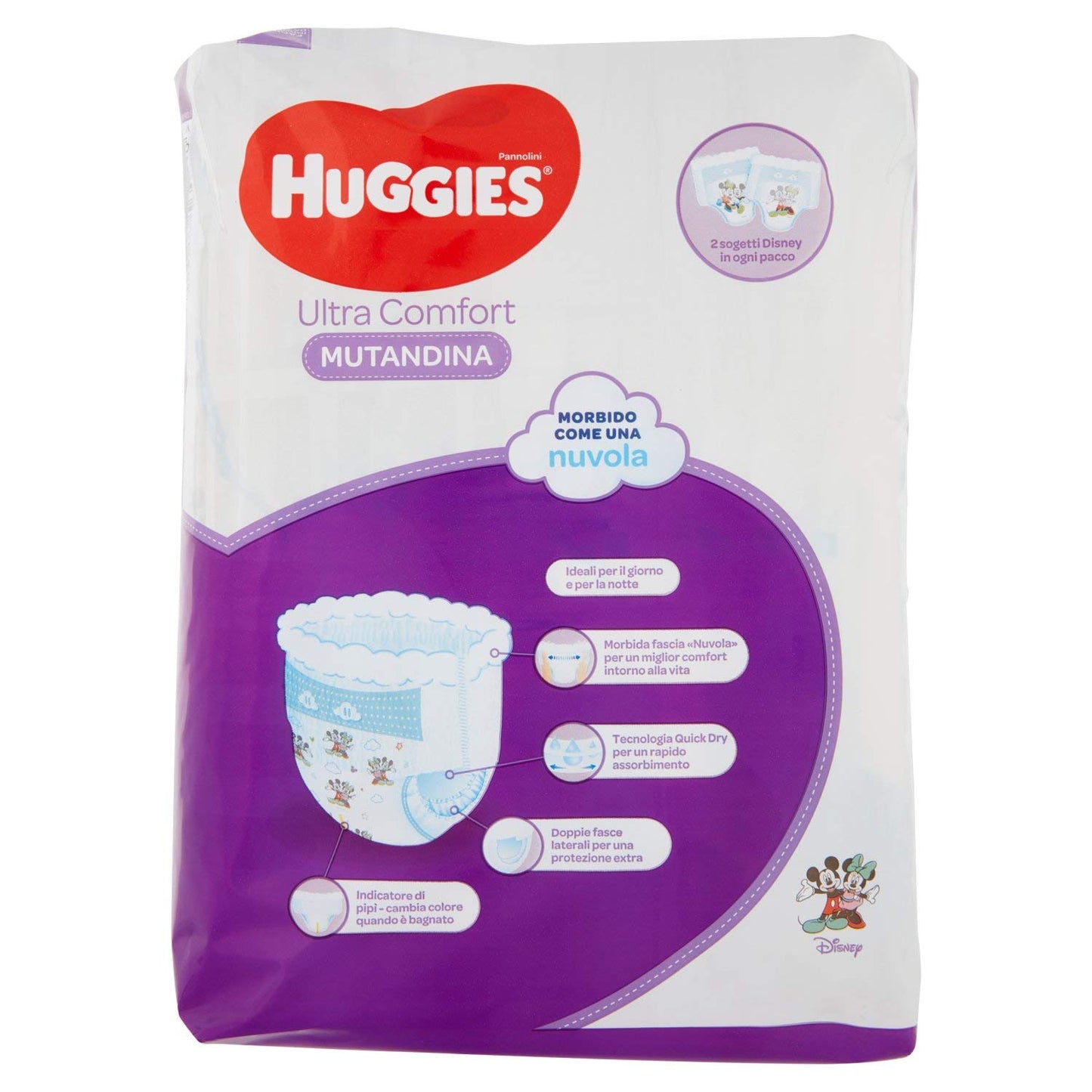Huggies PANNOLINI Mutandina engångsblöjor, barn/flickor, blöja, 12 kg, 17 kg, flera färger, 14 stycken (S))