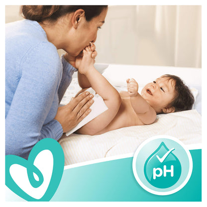 Pampers babyvåtservetter Sensitive, vit 4 x 52 = 208 st