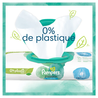 Pampers Harmonie Aqua Baby 720 st (15 x 48),med 99% vatten