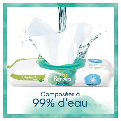 Pampers Harmonie Aqua Baby 720 st (15 x 48),med 99% vatten