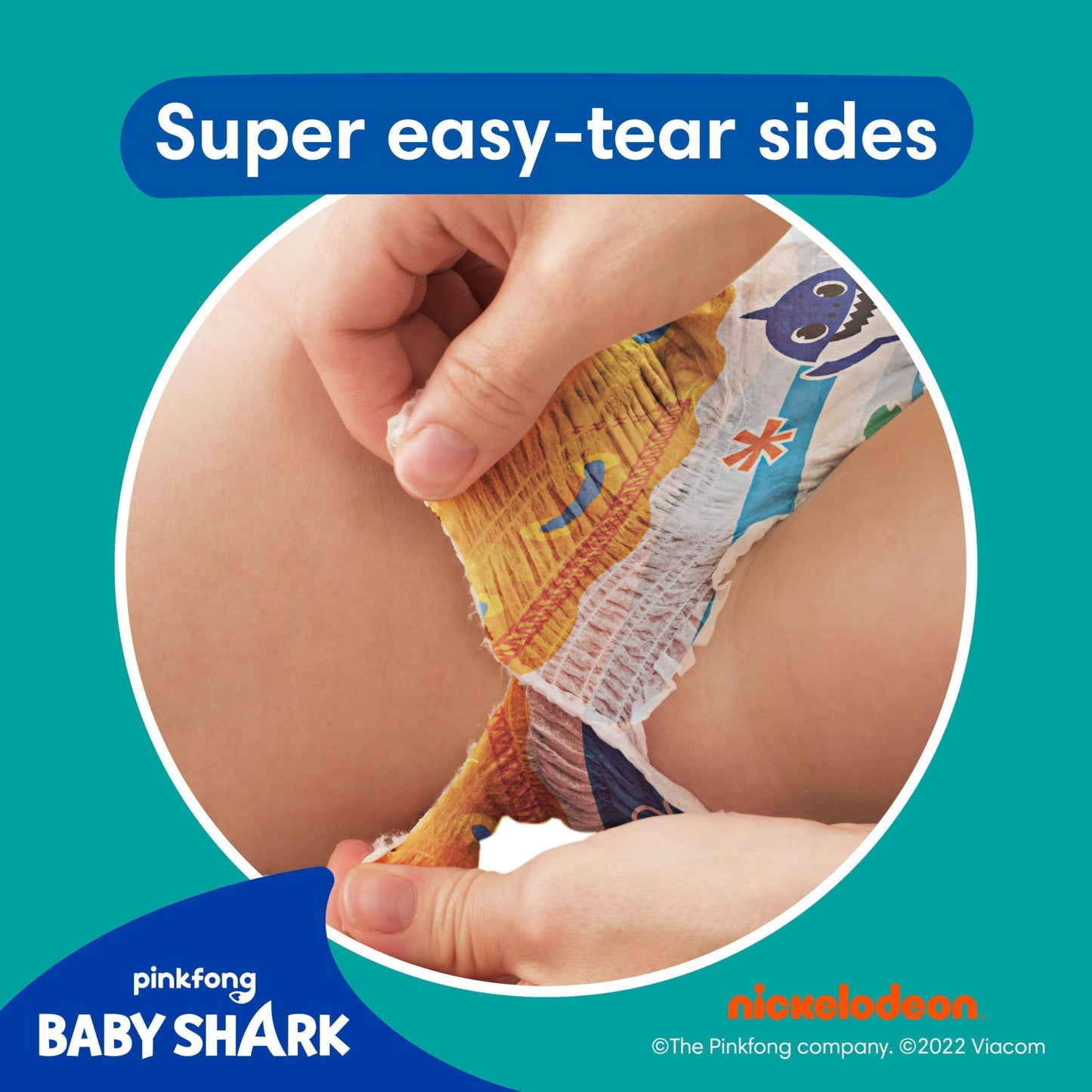 Pampers Splashers storlek 5-6, 10 engångsbadblöjor, för ett säkert skydd i vattnet