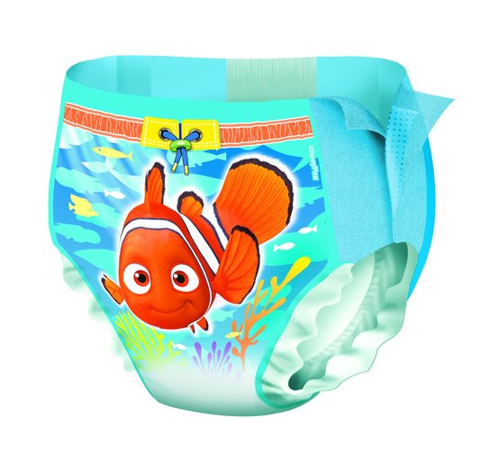 Huggies badblöjor, storlek 5-6, 4 paket med 19 st badblöjor *STORPACK*