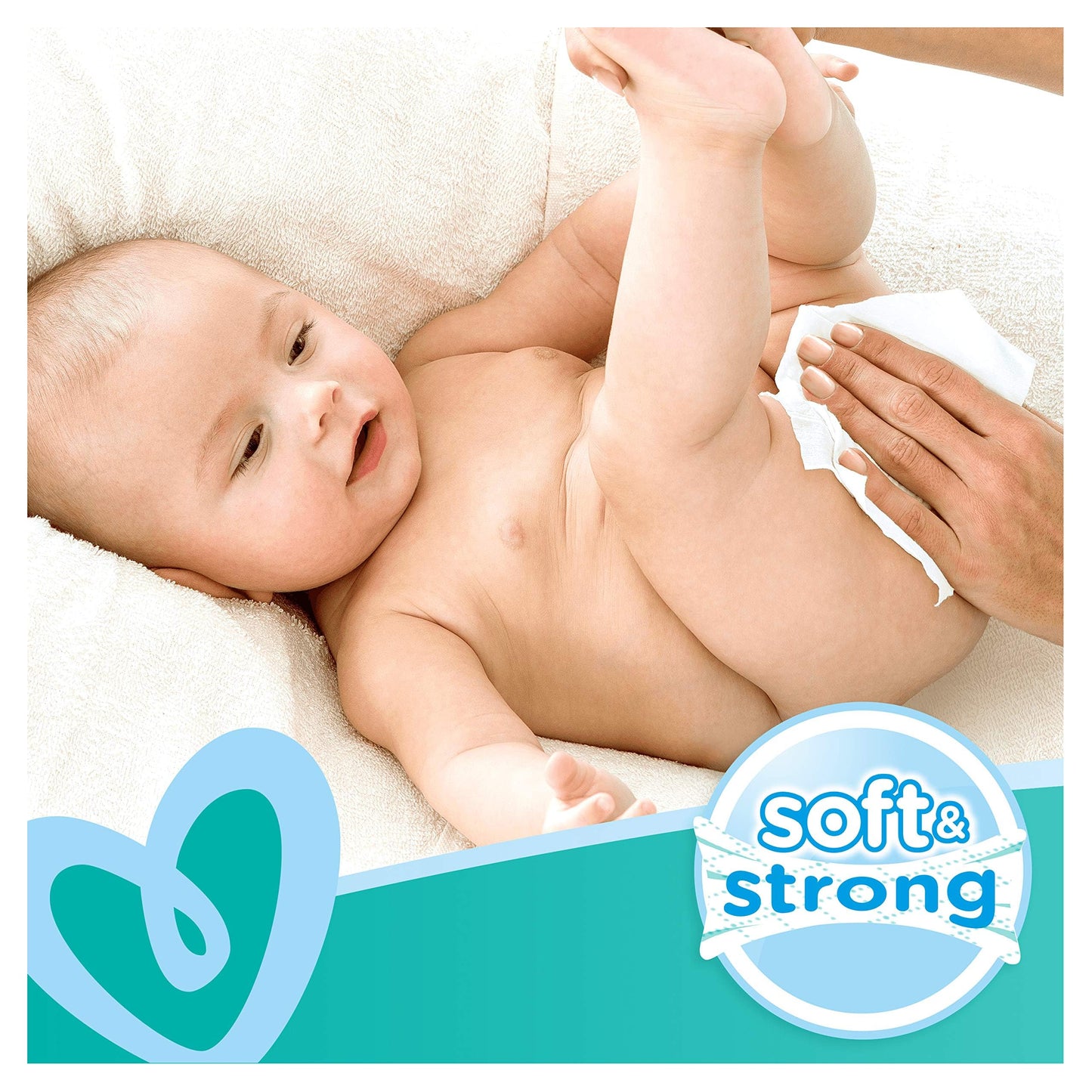 Pampers Fresh Clean Baby våtservetter, vit 2 x 52 = 104 st